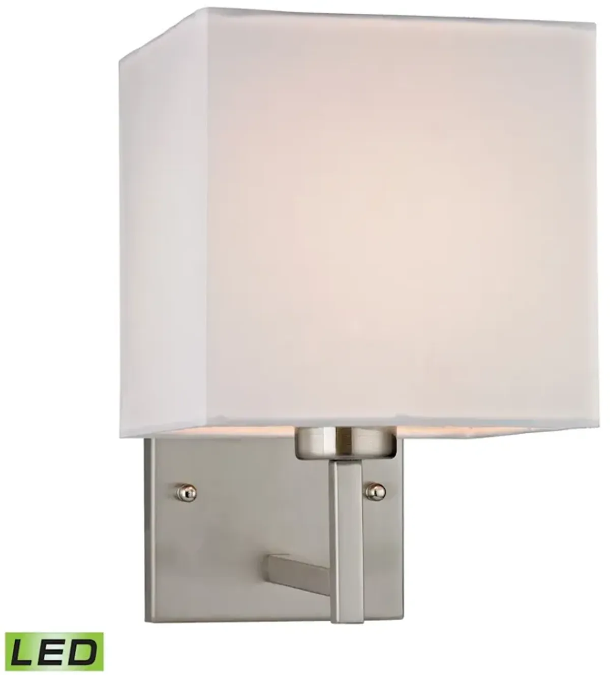 Davis 10" High 1-Light Sconce - Brushed Nickel