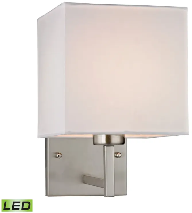 Davis 10" High 1-Light Sconce - Brushed Nickel