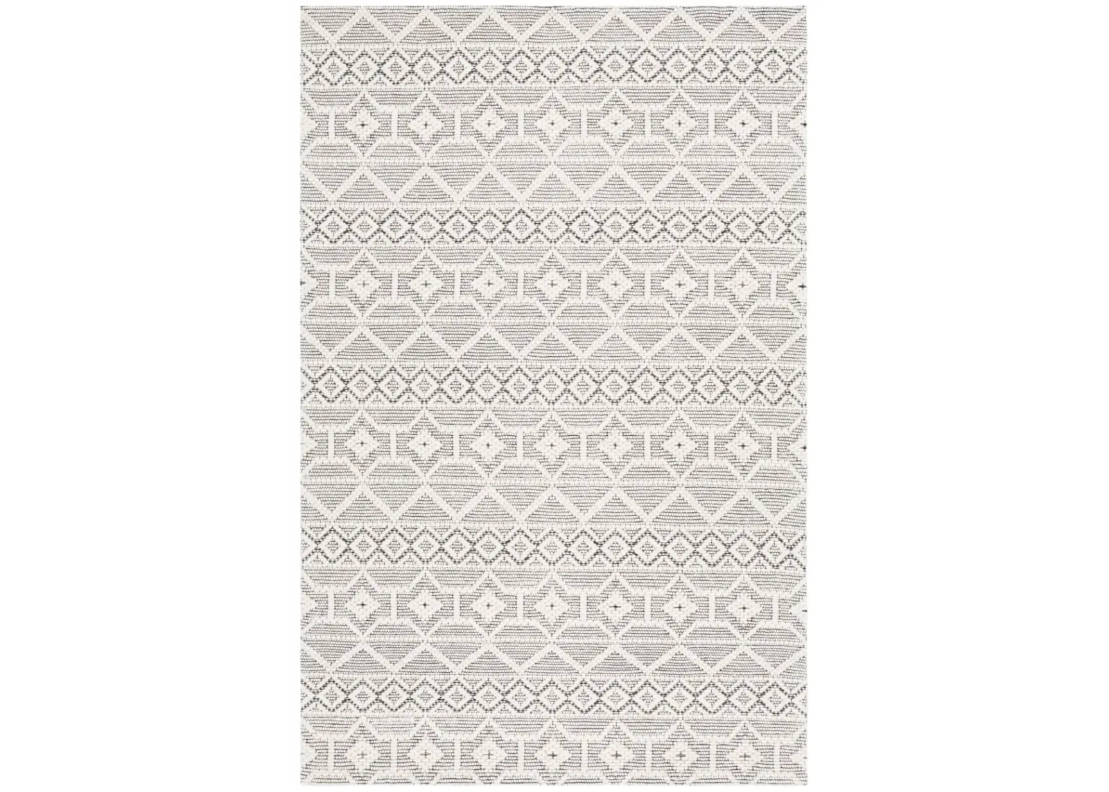 MARBELLA 453 GREY  5' x 8' Medium Rectangle Rug