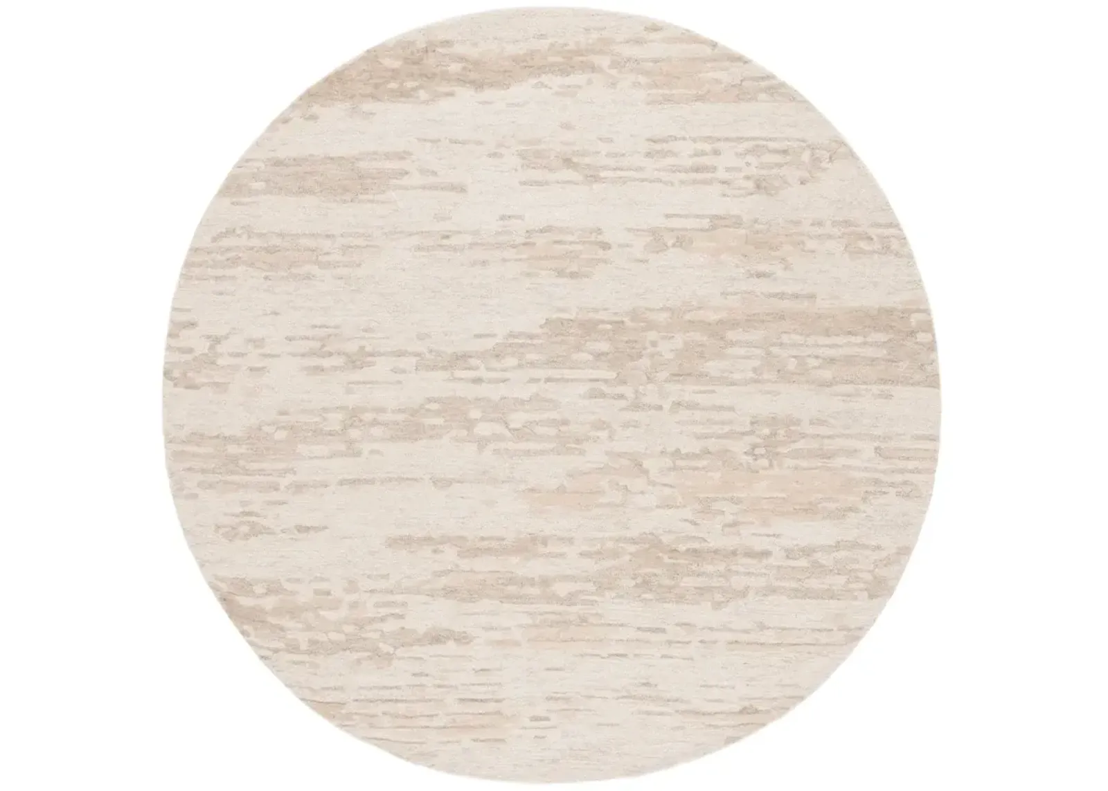 EBONY 914 BEIGE 6' x 6' Round Round Rug