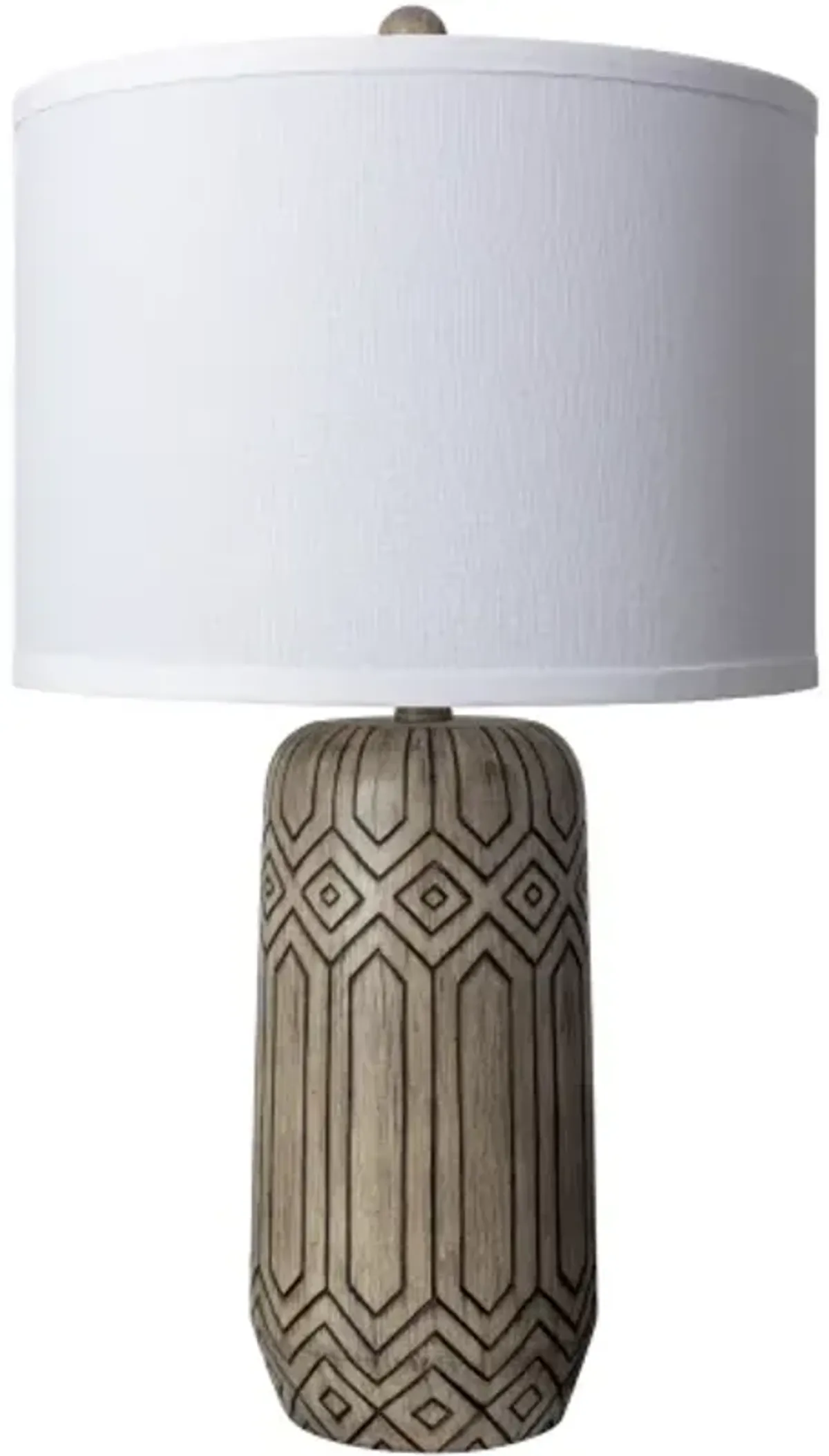 Zigmund ZIG-001 25"H x 14"W x 14"D Accent Table Lighting