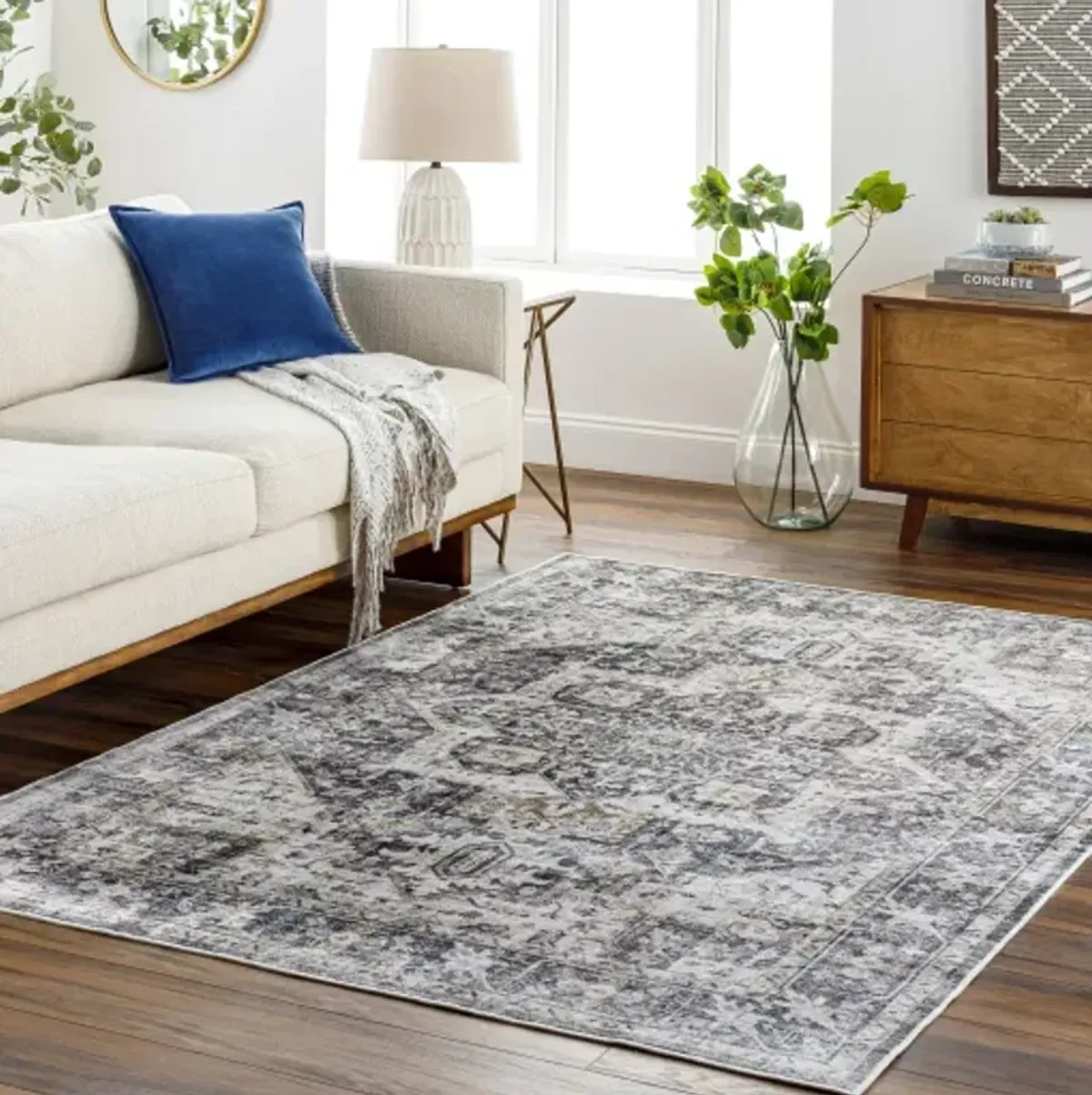 Lavable LVB-2308 2' x 2'11" Machine Woven Rug