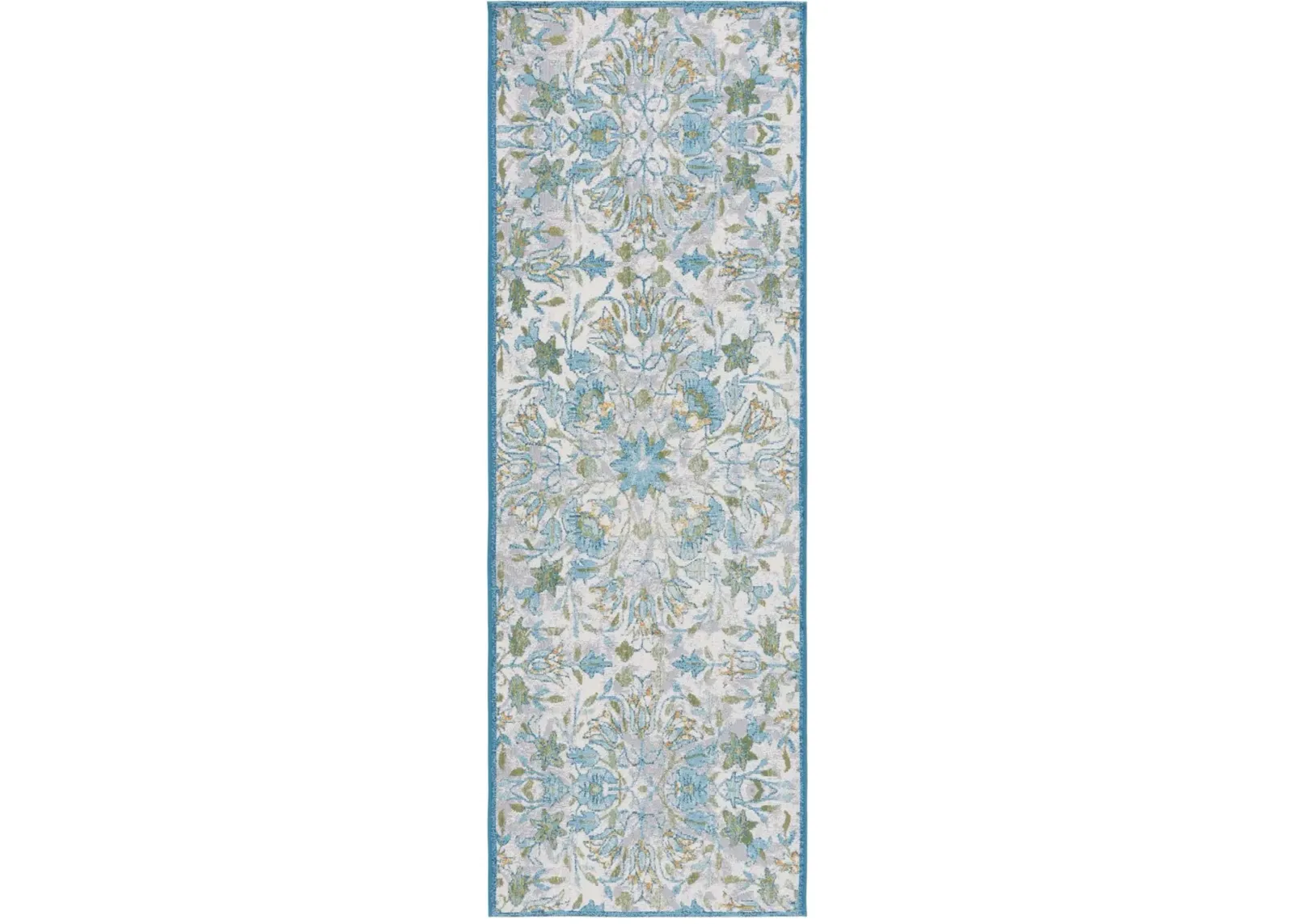 BARBADOS 513 Blue 2'-8' X 8' Runner Rug