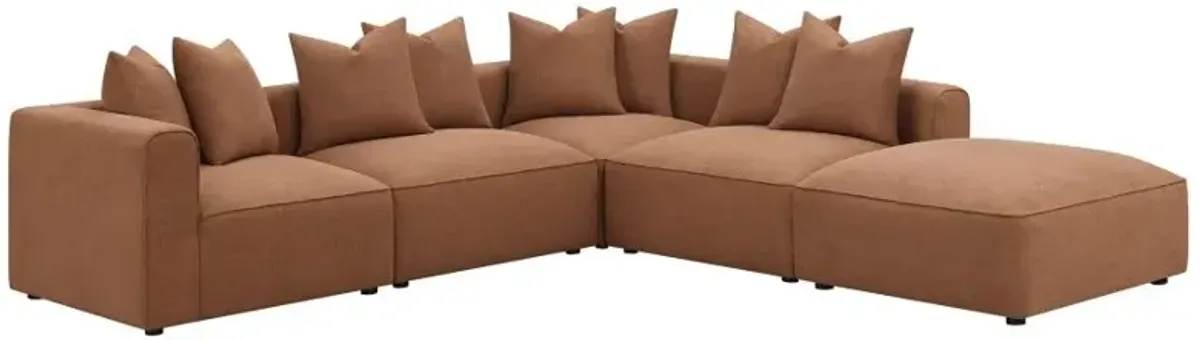 Aaliyah 6-Piece Upholstered Modular Sectional