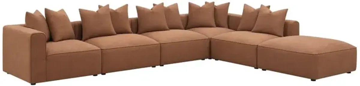 Aaliyah 6-Piece Upholstered Modular Sectional