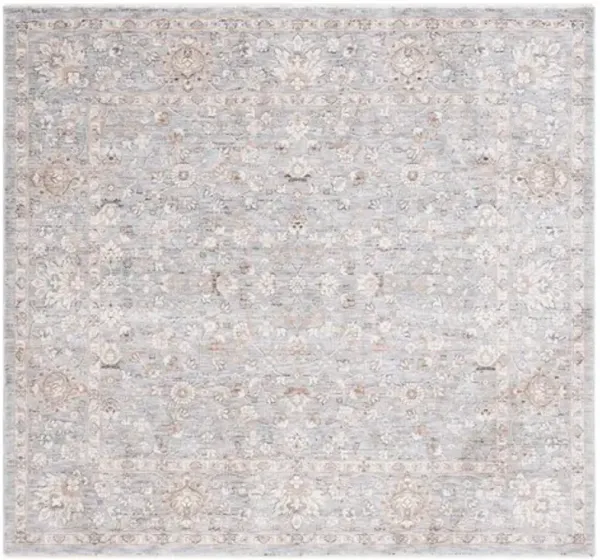 HARLOW 102 Grey  6'-3' X 6'-3' Square Square Rug