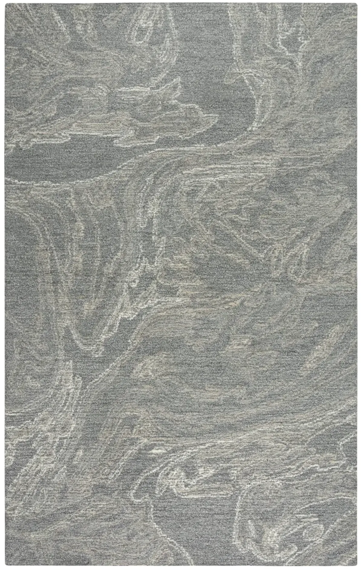 Harmony Gray  Wool 8'9" x 11'9" Rectangle Rug