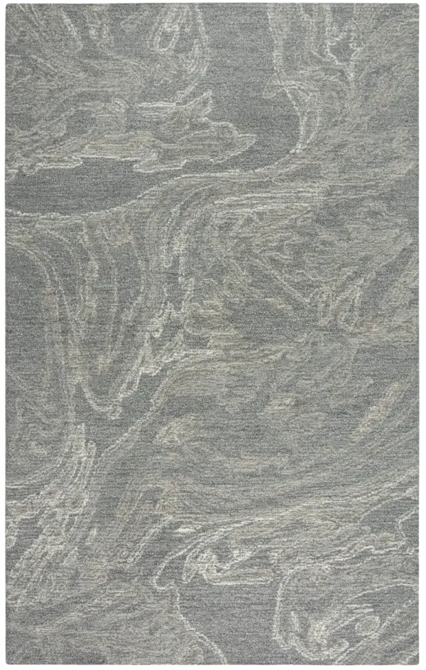 Harmony Gray  Wool 8'9" x 11'9" Rectangle Rug