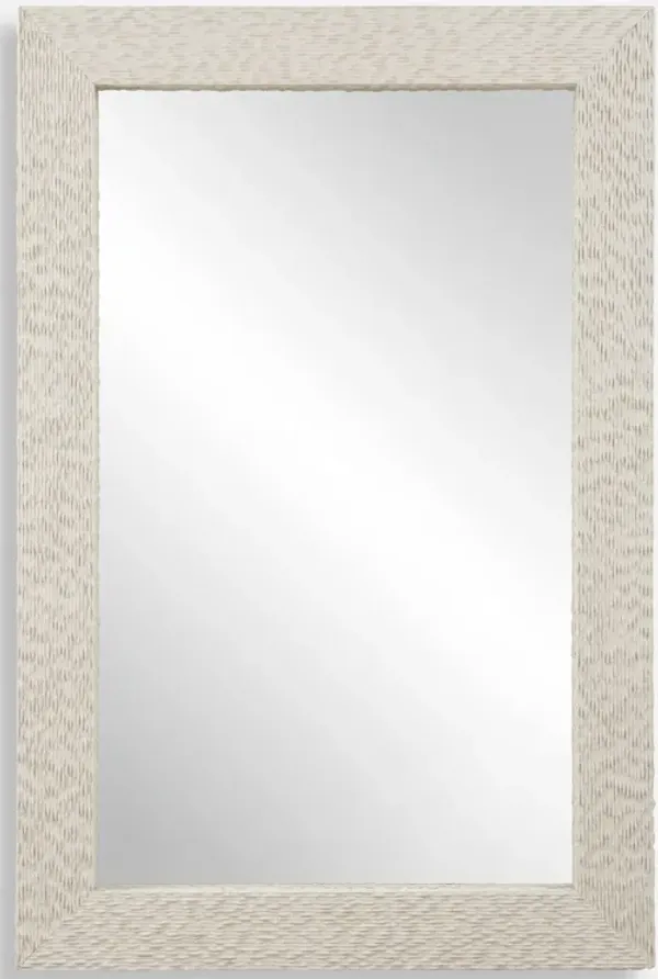 Everett Ivory Stone Mirror