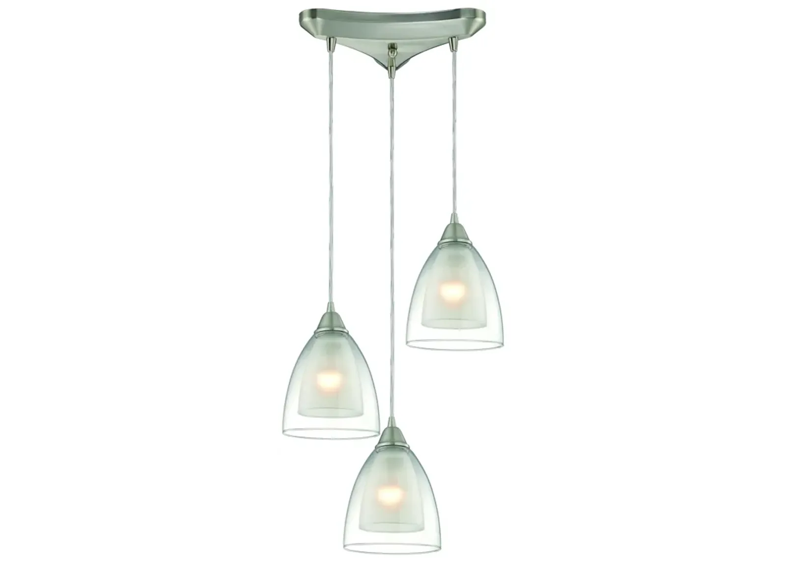 Layers Configurable Multi Pendant - Satin Nickel