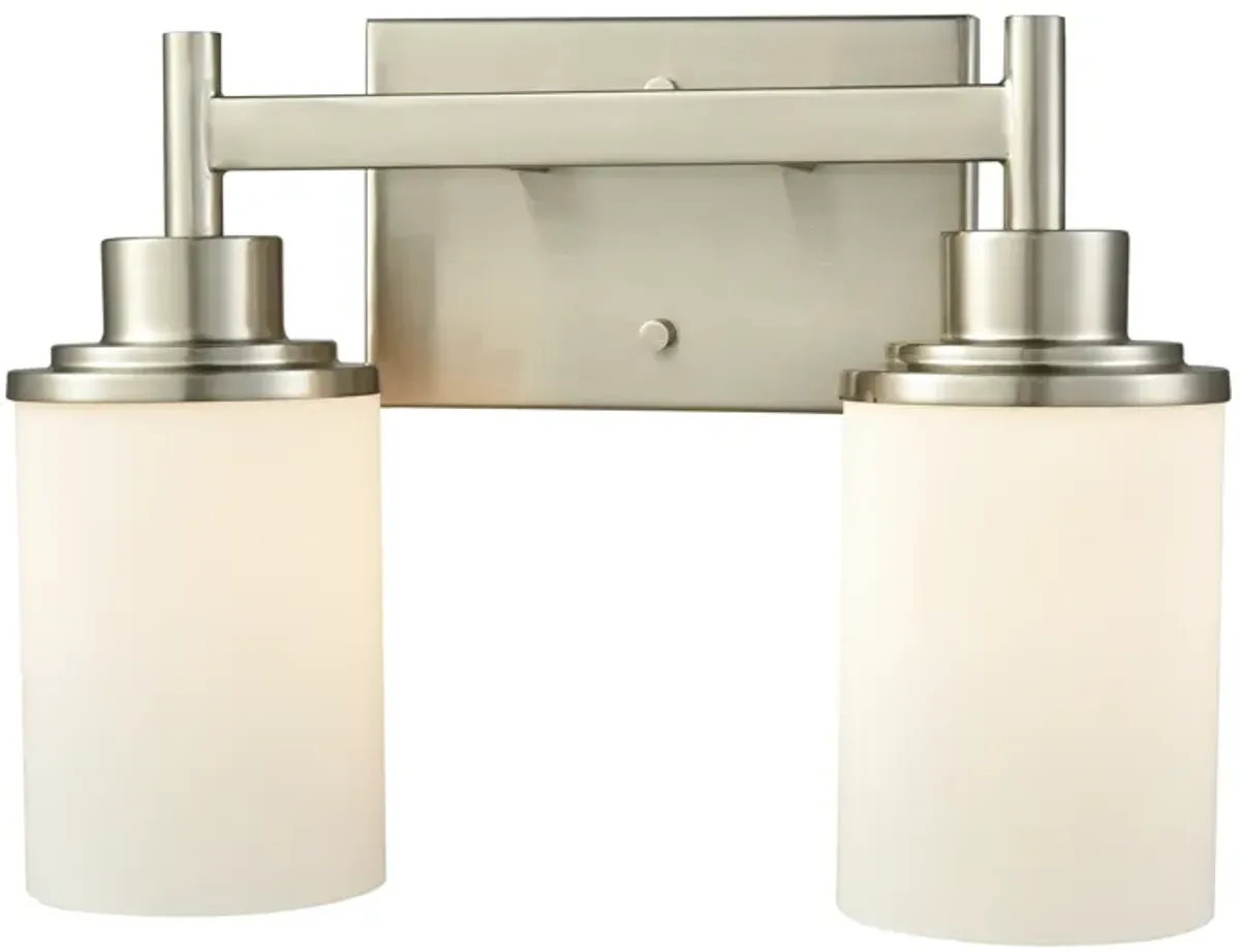 Belmar 13'' Wide 2-Light Vanity Light - Brushed Nickel