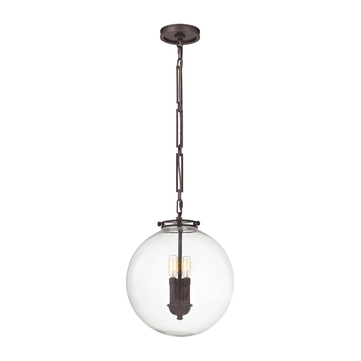 Gramercy 14" Wide 3-Light Pendant - Oil Rubbed Bronze