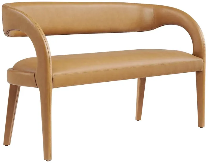 Pinnacle Vegan Leather Accent Bench