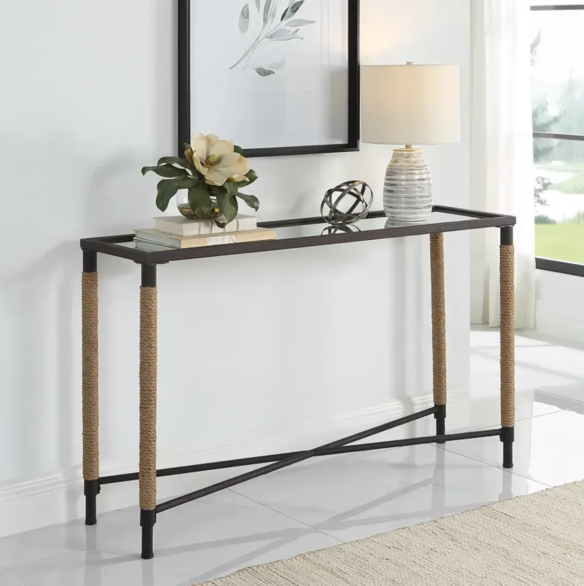 Braddock Coastal Console Table