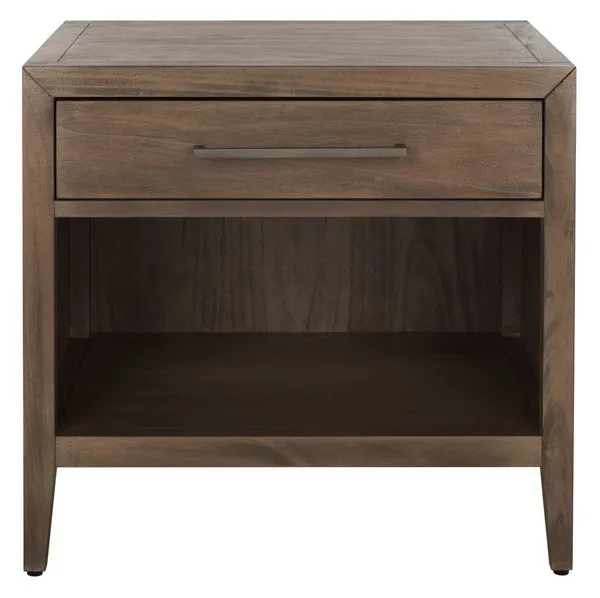 Ariella 1 Drawer Wood Nightstand