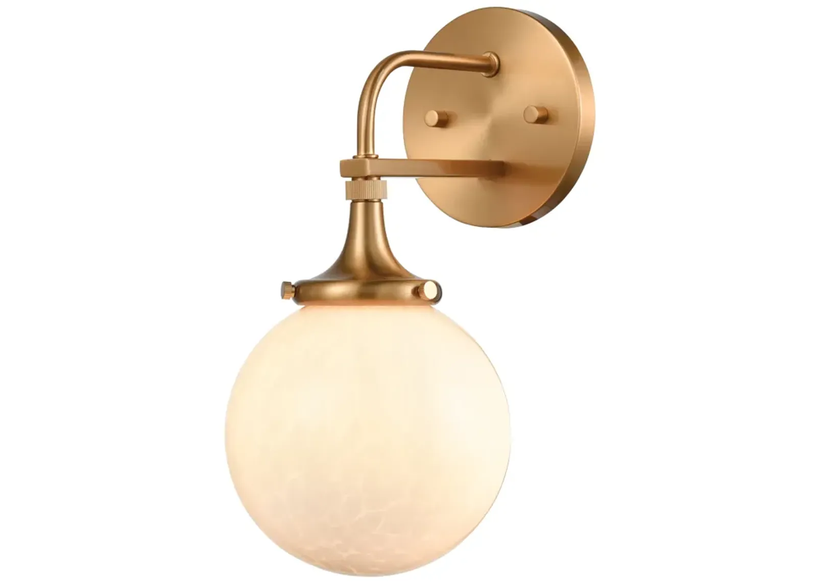 Beverly Hills 12" High 1-Light Sconce - Satin Brass