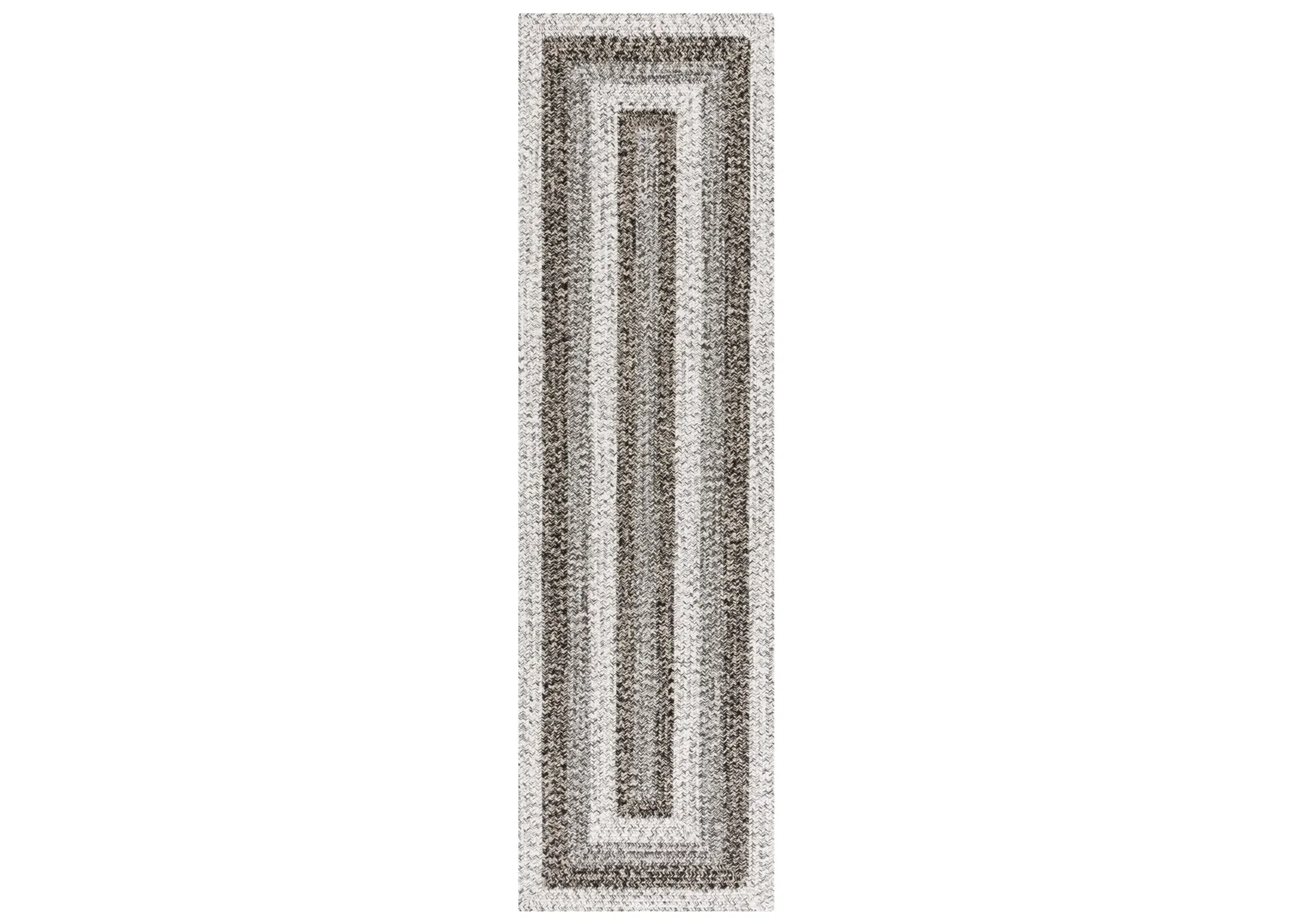 BRAIDED 318 IVORY  2'-3' x 8' Runner Rug