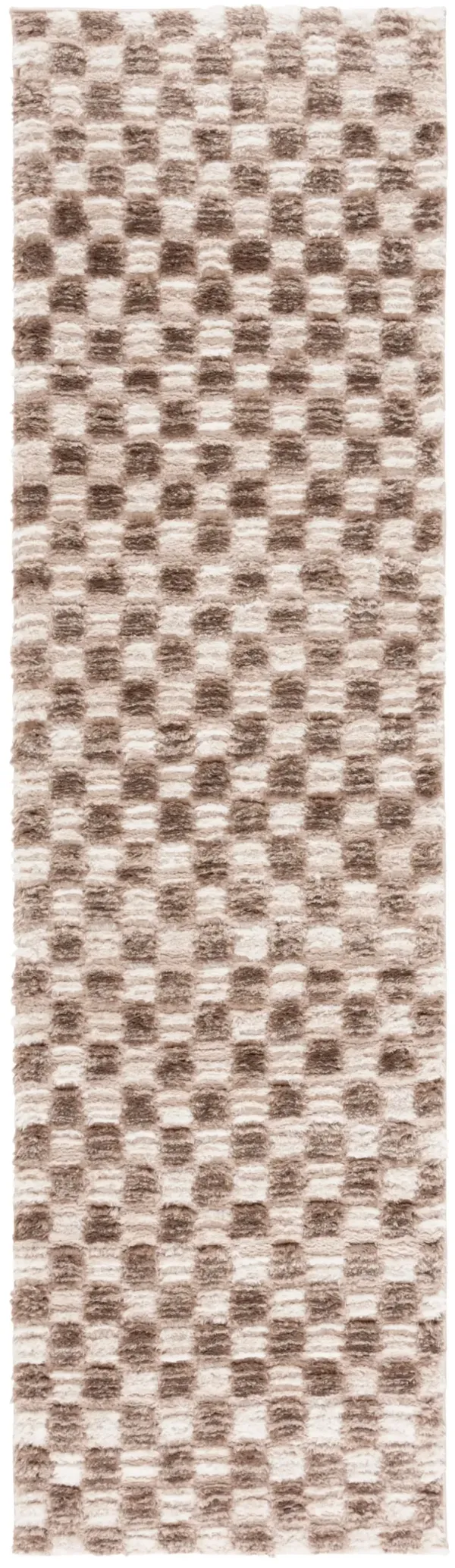 SEATTLE SHAG 921 IVORY  2'-3' x 8' Runner Rug