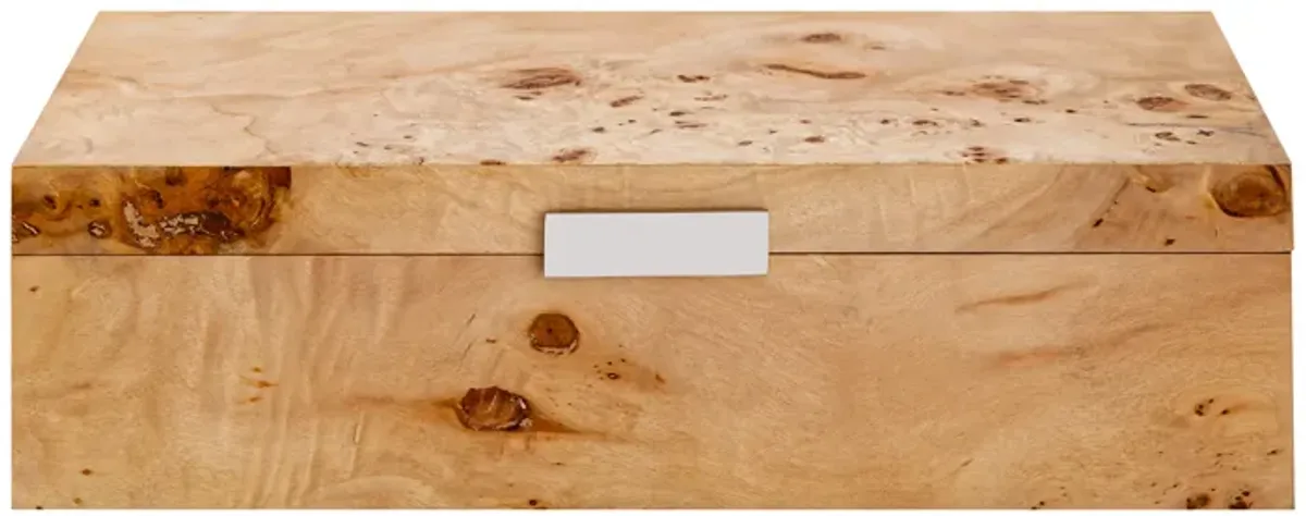 Caleb Box - Rectangular Bleached Burl