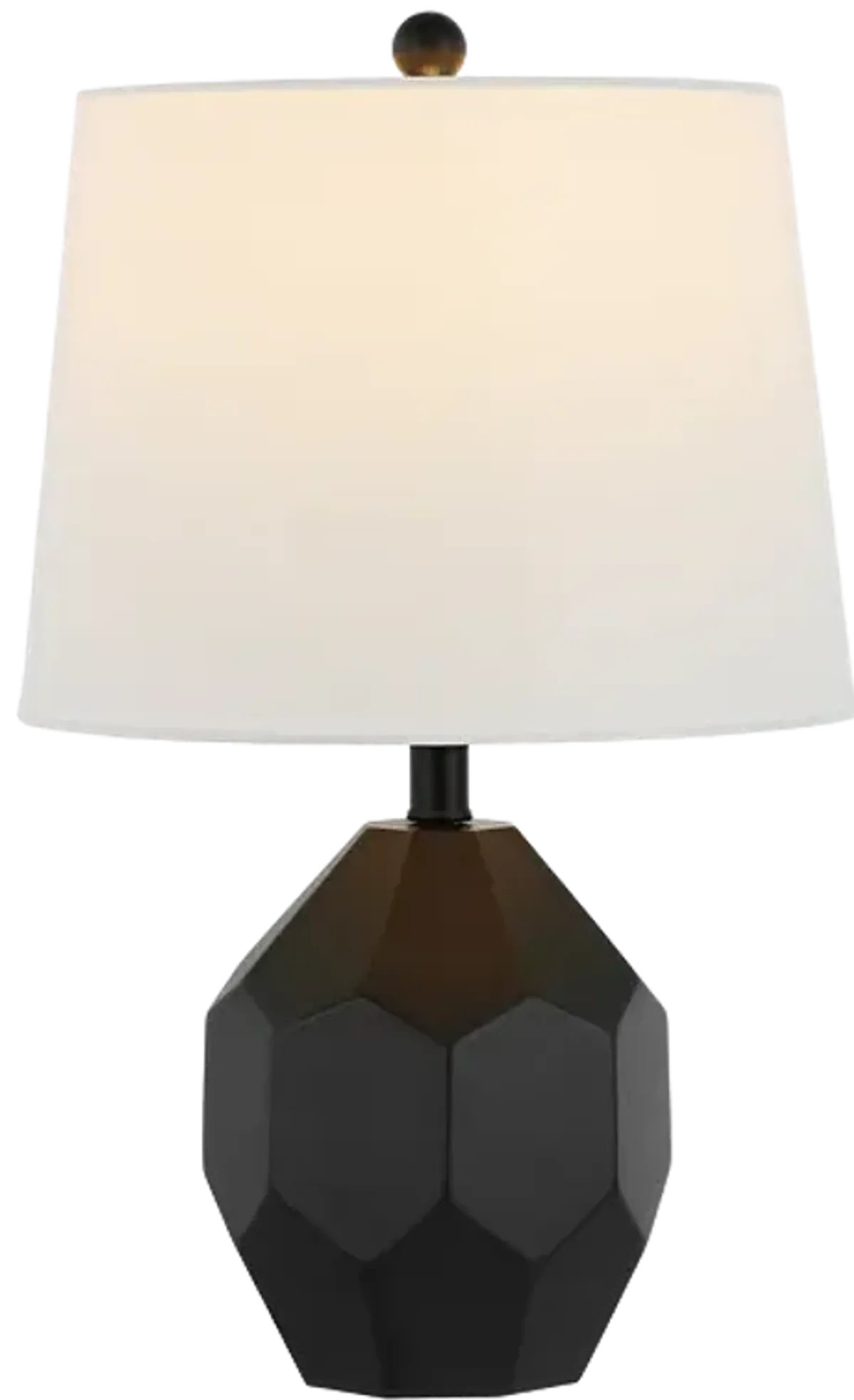 DANILO, 19.5 INCH, BLACK, RESIN TABLE LAMP