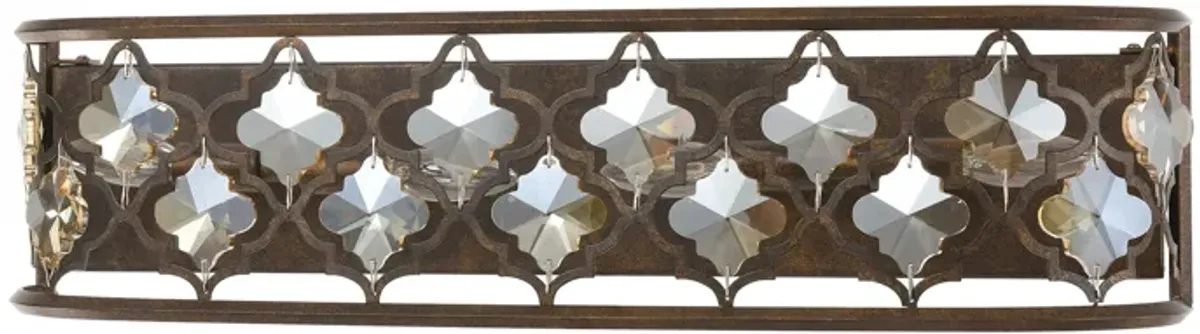 Armand 27" Wide 4-Light Vanity Light - Weathered Bronze