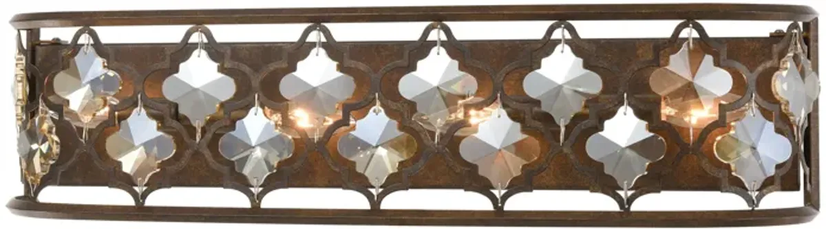 Armand 27" Wide 4-Light Vanity Light - Weathered Bronze