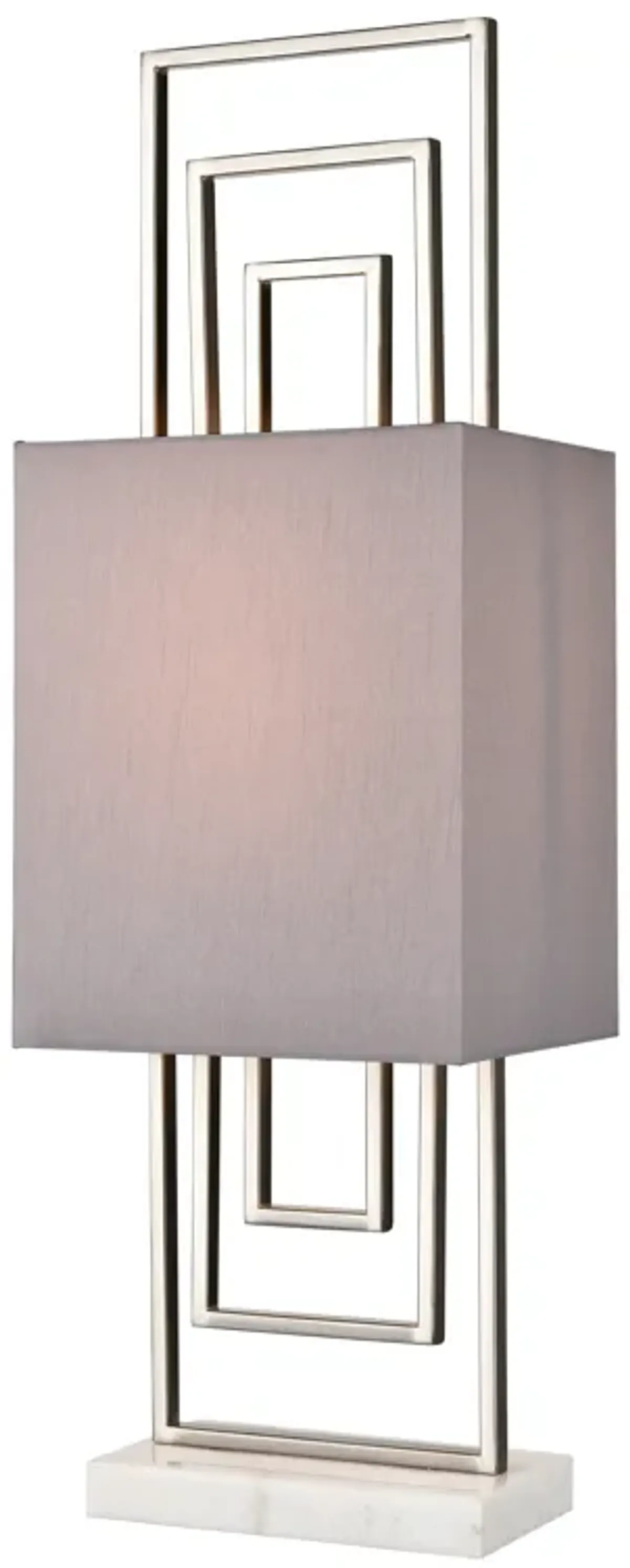 Marstrand 30" High 1-Light Table Lamp - Satin Nickel