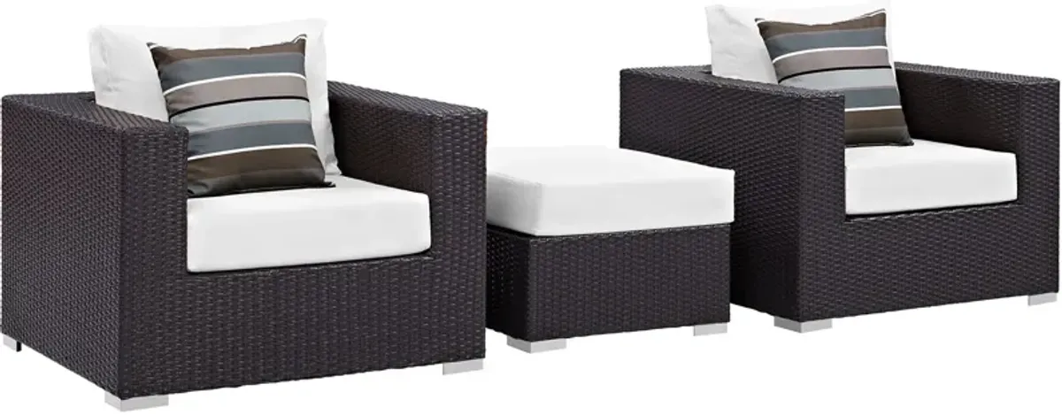 Convene 3 Piece Outdoor Patio Sofa Set