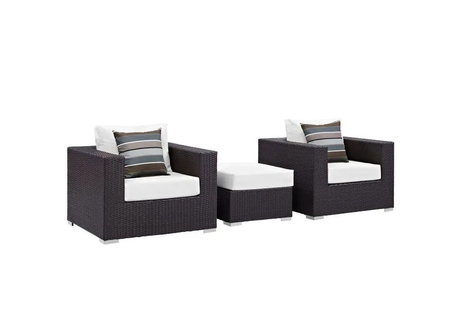 Convene 3 Piece Outdoor Patio Sofa Set