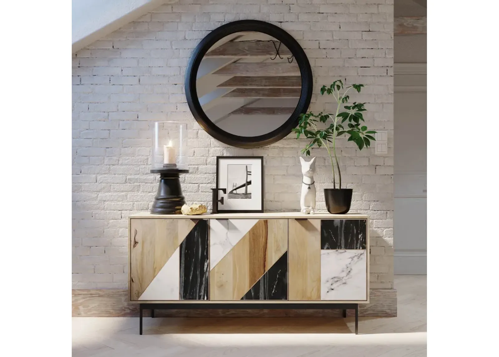 Hexa Sideboard - Natural