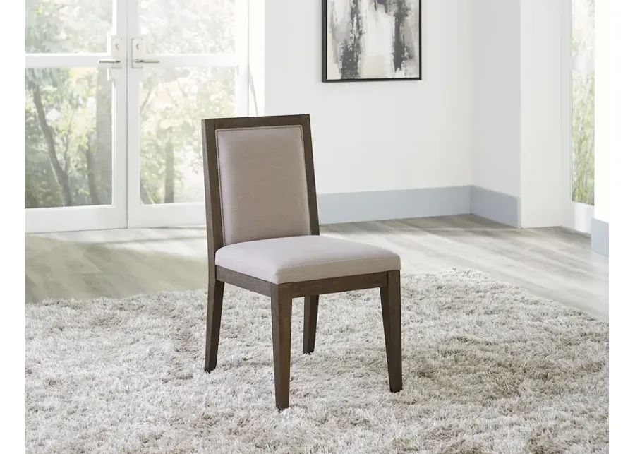 Modesto Wood Framed Side Chair in French Roast