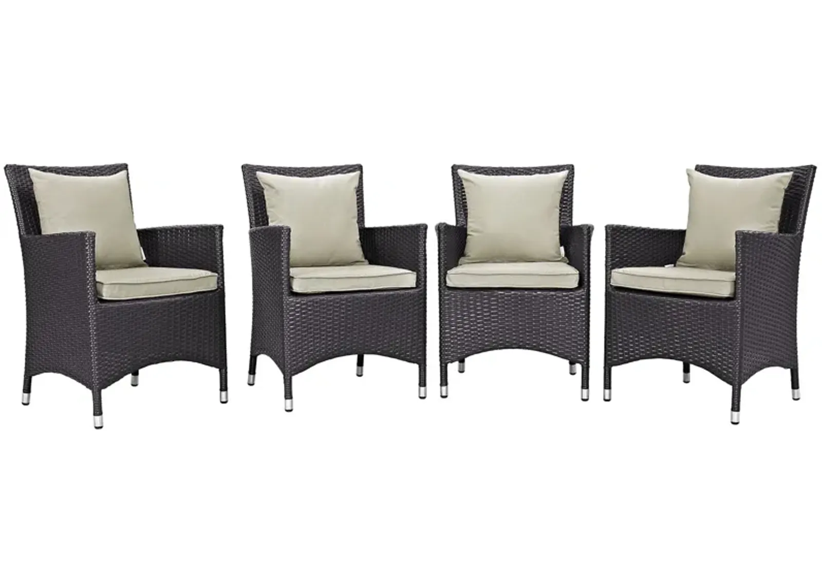 Convene 4 Piece Outdoor Patio Dining Set