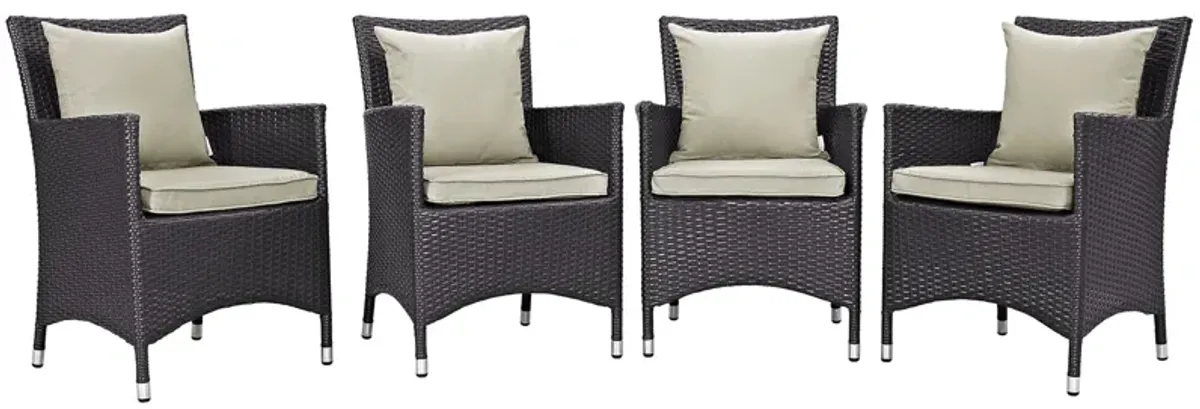 Convene 4 Piece Outdoor Patio Dining Set