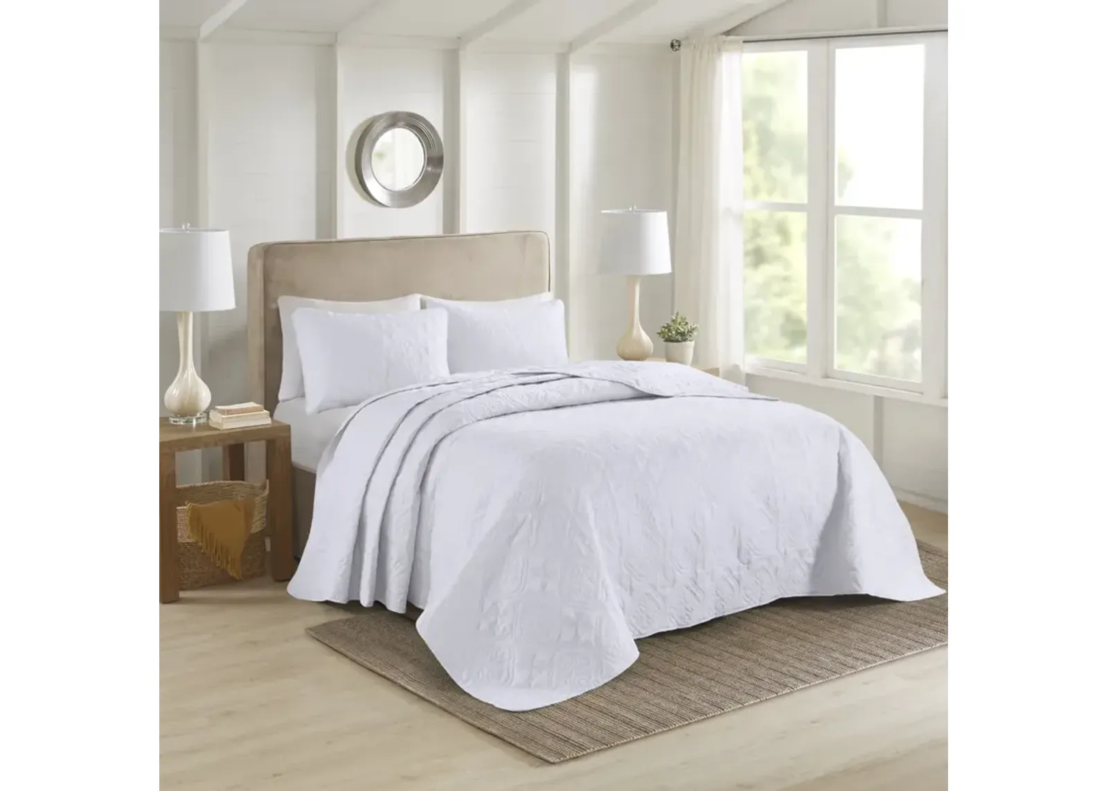 Oakley 3 Piece Reversible Bedspread Set