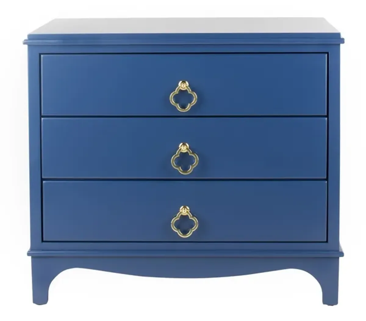 Hannon 3 Drawer Contemporary Nightstand