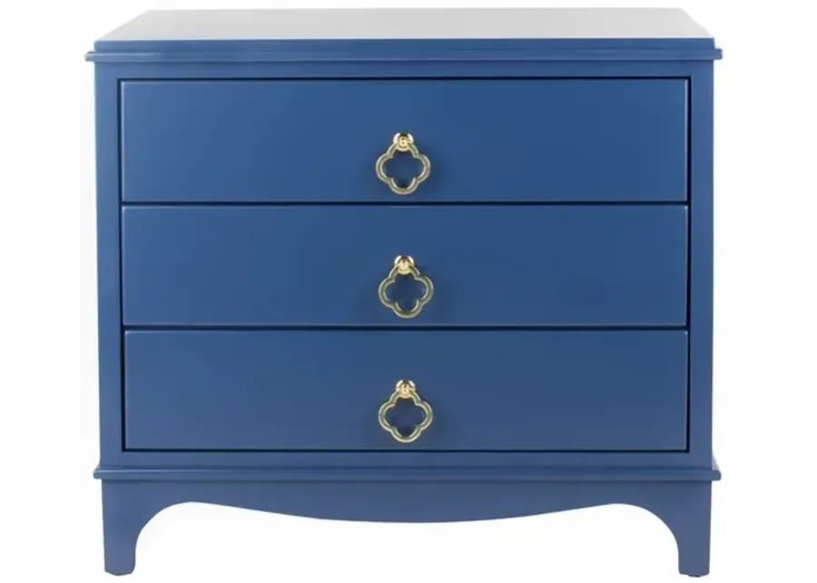 Hannon 3 Drawer Contemporary Nightstand