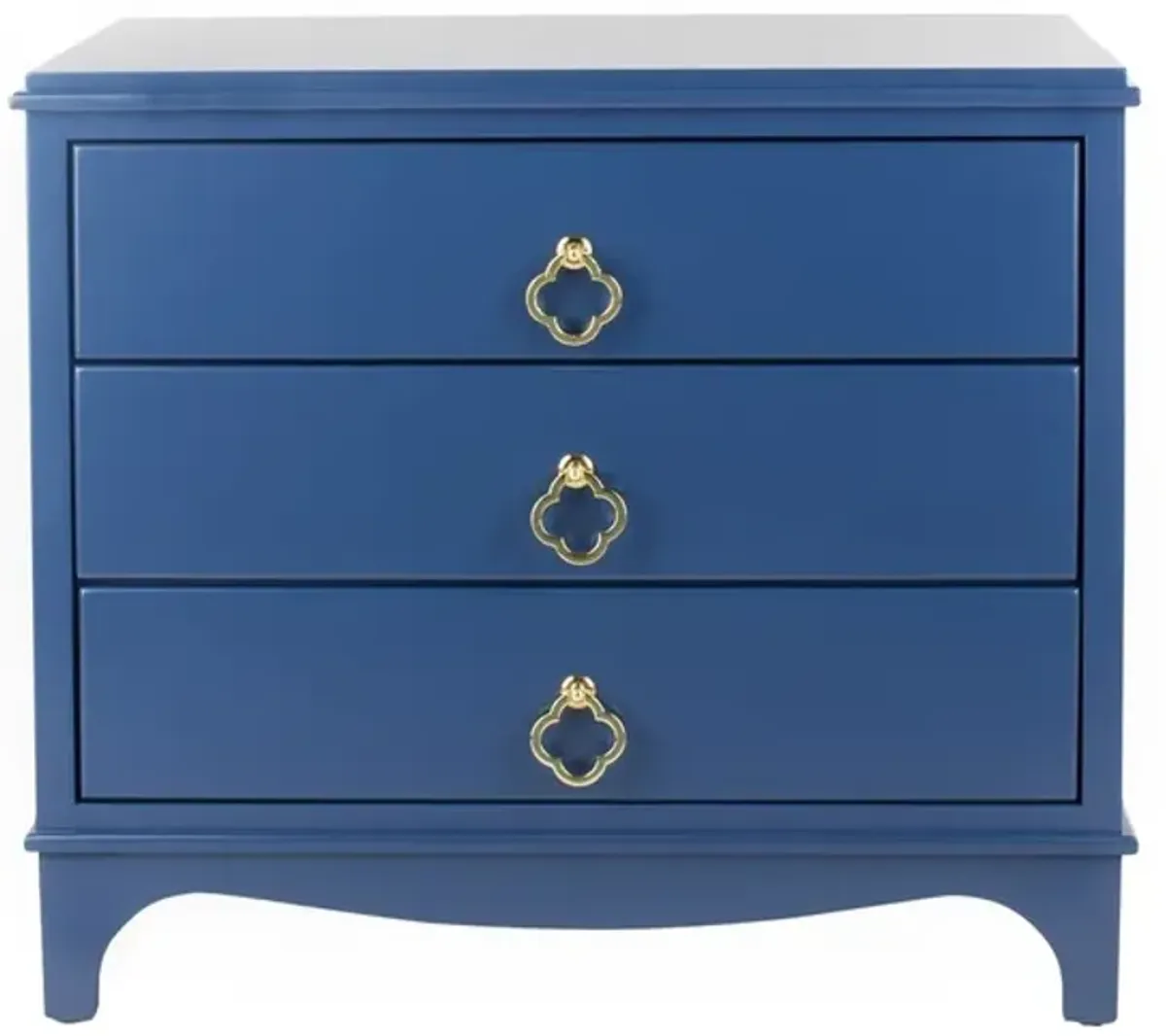 Hannon 3 Drawer Contemporary Nightstand