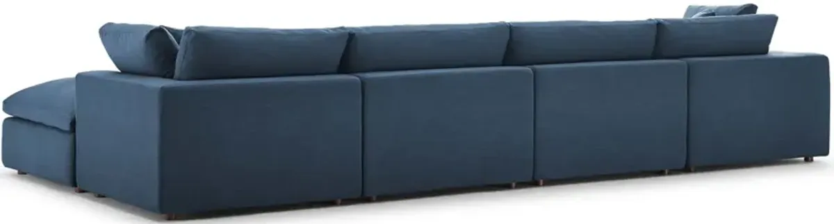 Commix Down Filled Overstuffed 5 Piece Sectional Sofa Set