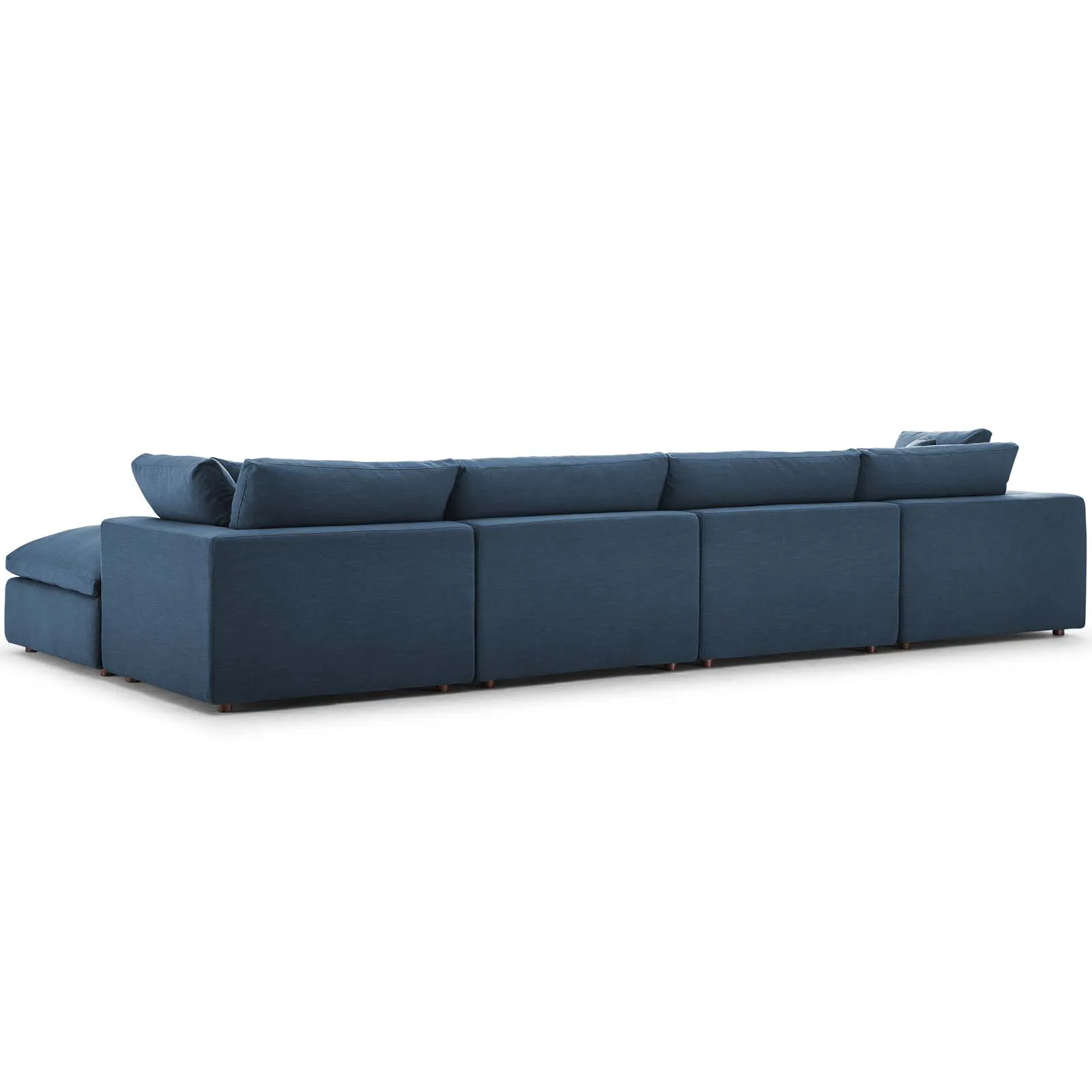 Commix Down Filled Overstuffed 5 Piece Sectional Sofa Set