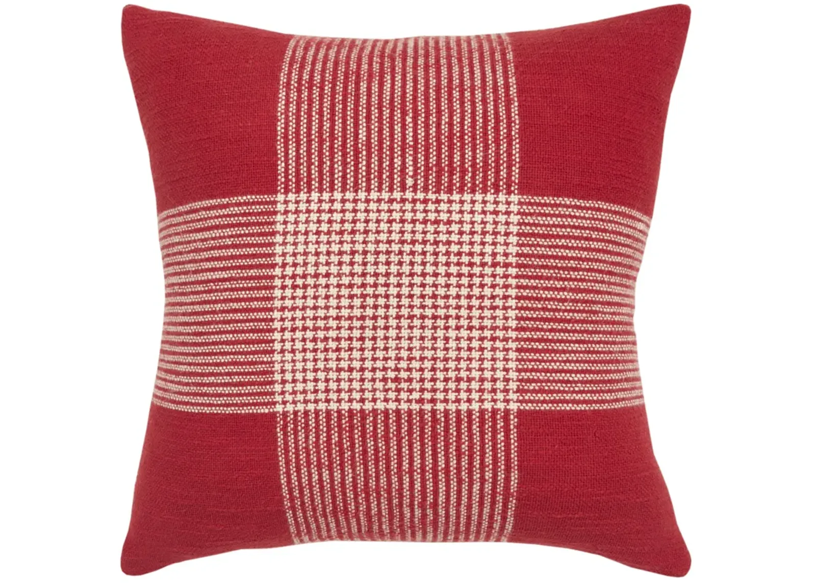 Plaid Red  Pillow