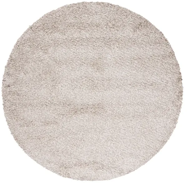SANTA MONICA SHAG 725 BEIGE 3' x 3' Round Round Rug