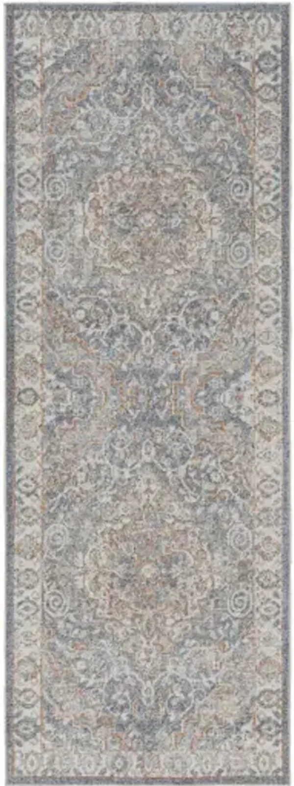 Lillian LLL-2321 2'7" x 7'3" Machine Woven Rug