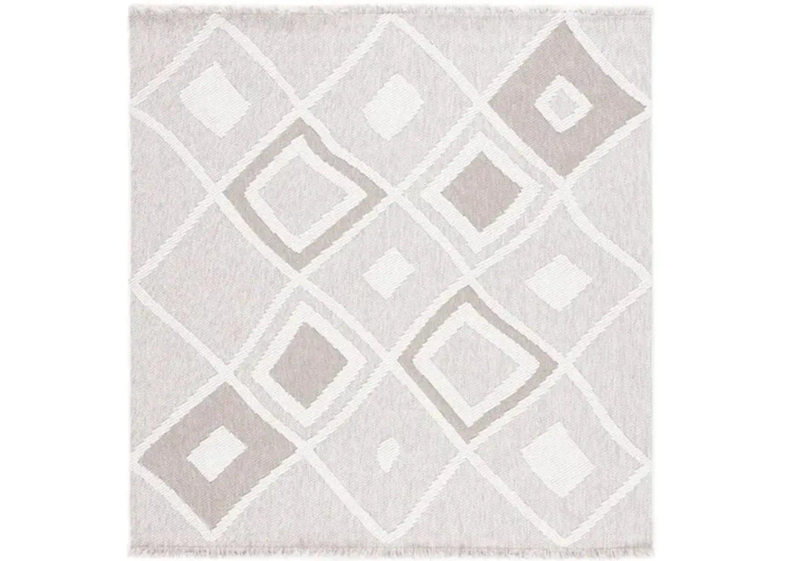 LOTUS 110 Beige  6'-7' X 6'-7' Square Square Rug