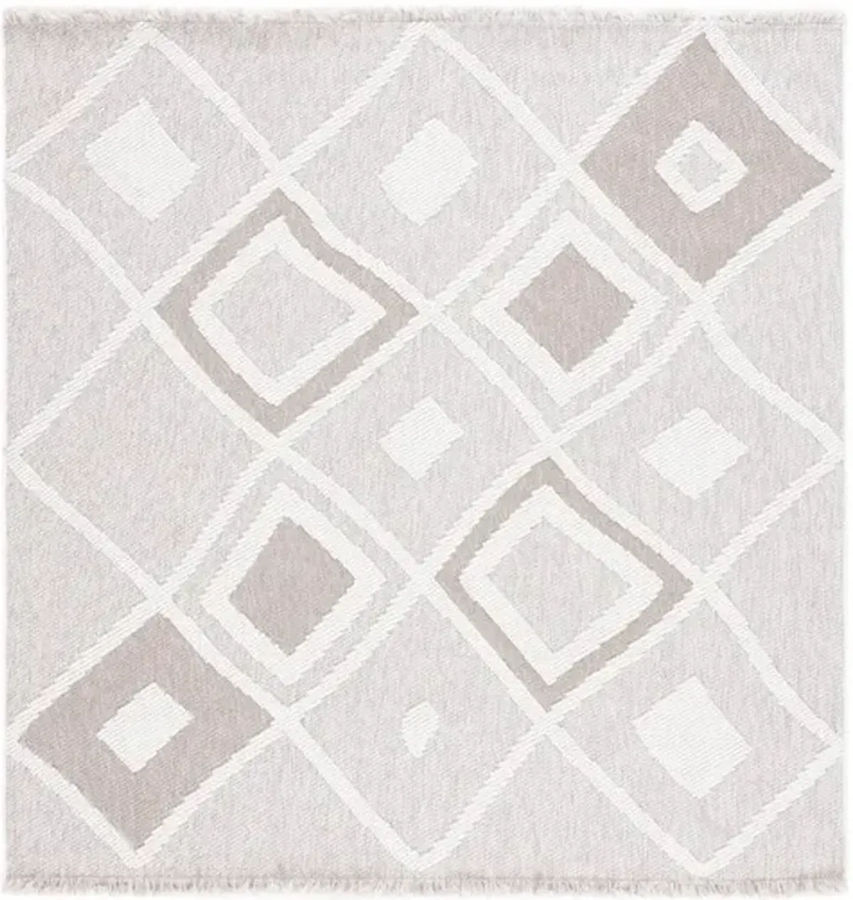 LOTUS 110 Beige  6'-7' X 6'-7' Square Square Rug