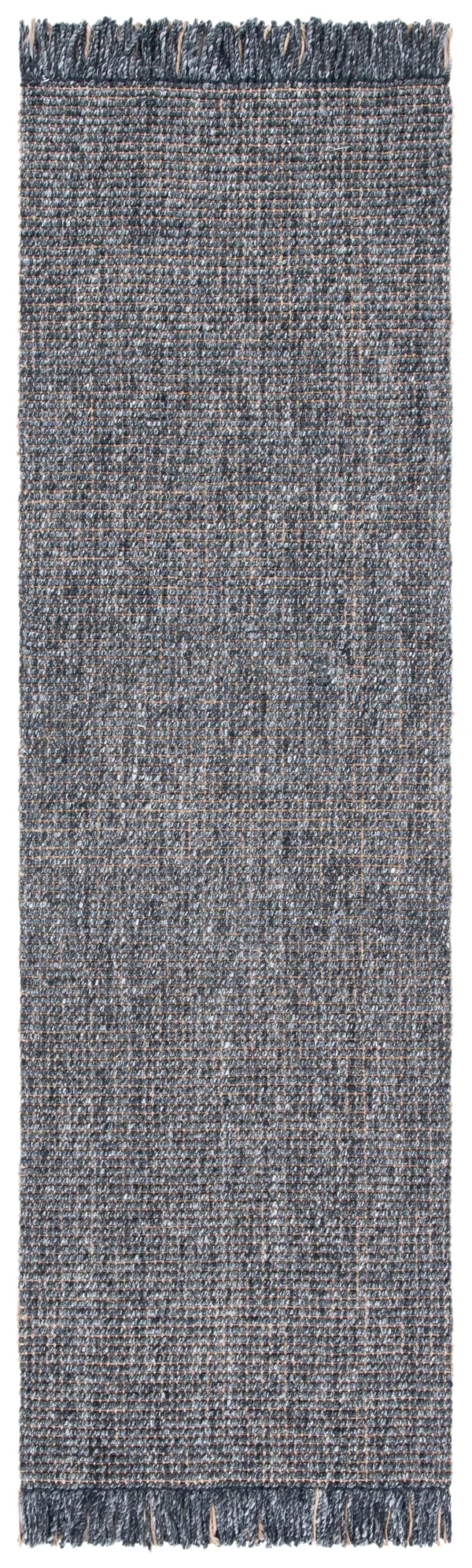NATURAL FIBER 826 CHARCOAL  2'-3' x 10' Runner Rug