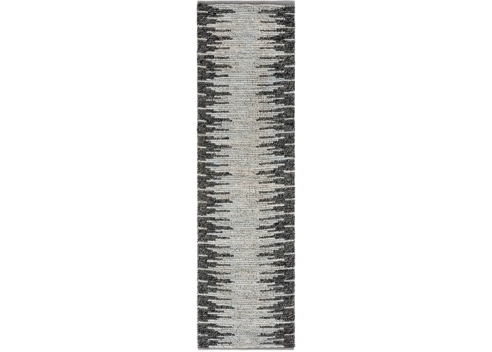 NATURAL FIBER 953 LIGHT BLUE  2'-3' x 8' Runner Rug