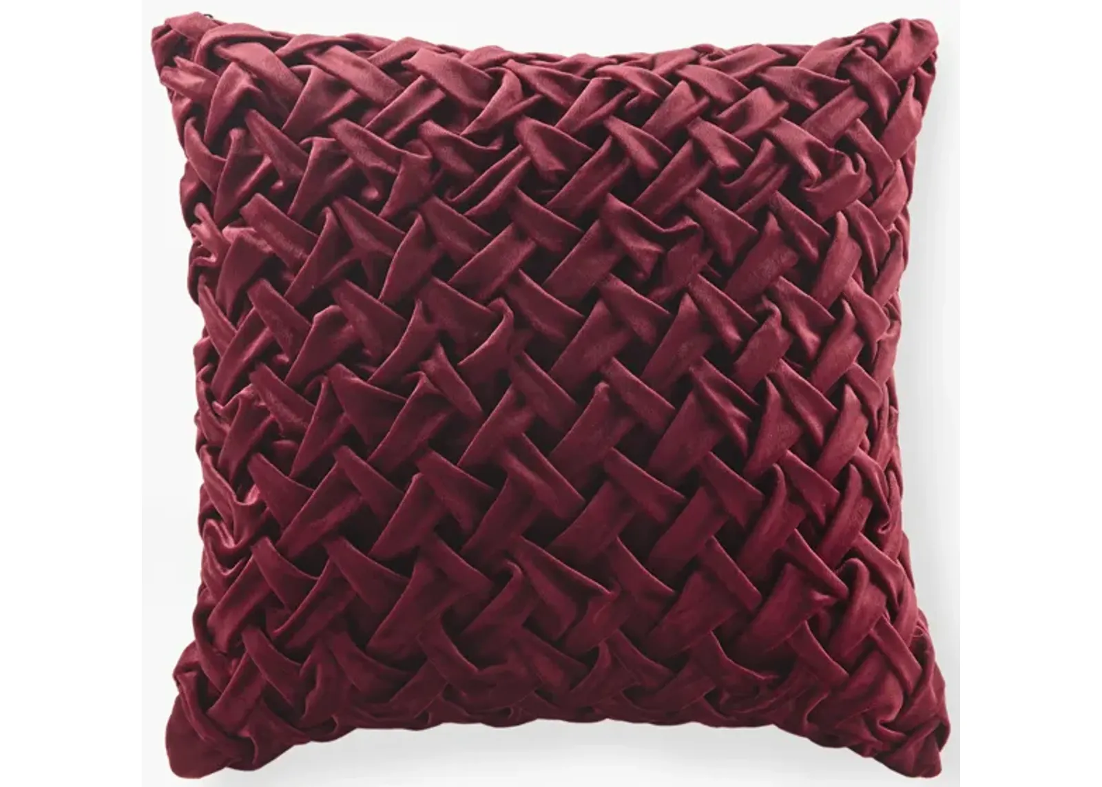 Croscill Classics Winchester Burgundy Square Decor Pillow