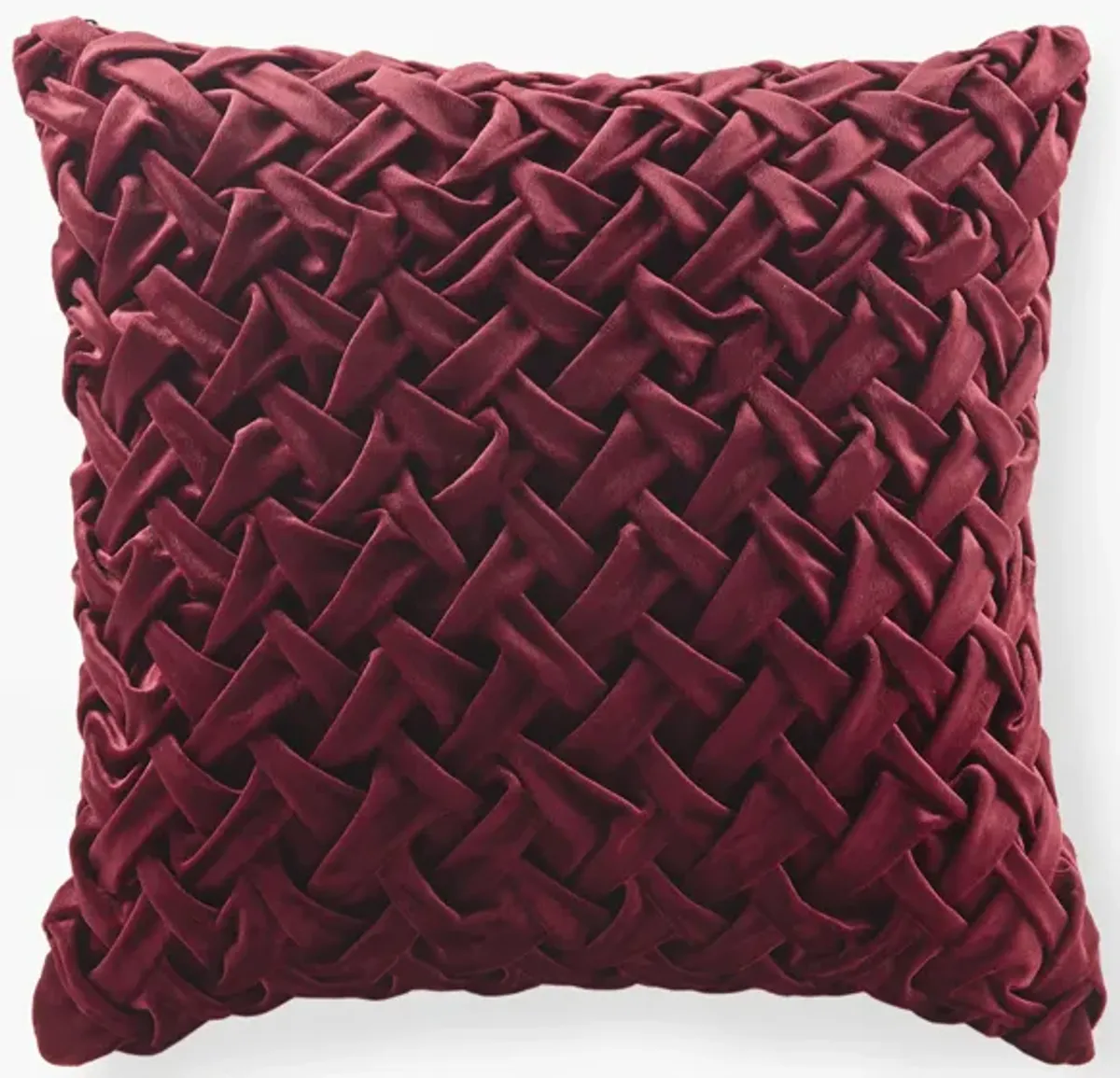 Croscill Classics Winchester Burgundy Square Decor Pillow