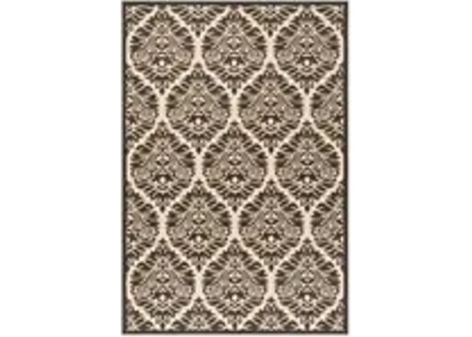 LINDEN 135 Brown 5'-3' X 7'-6' Medium Rectangle Rug