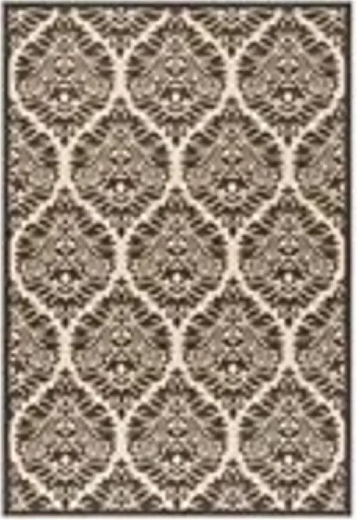 LINDEN 135 Brown 5'-3' X 7'-6' Medium Rectangle Rug